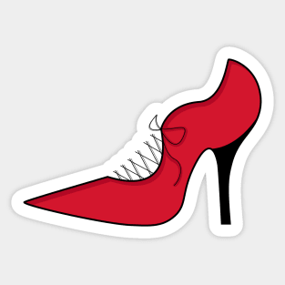 Red Shoe Sticker
